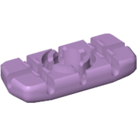Lego Clikits Icon, Rectangle 3L with Hole / Reddish Lilac