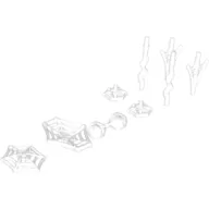 Web Effect Accessories [Complete Set] / Trans-Clear