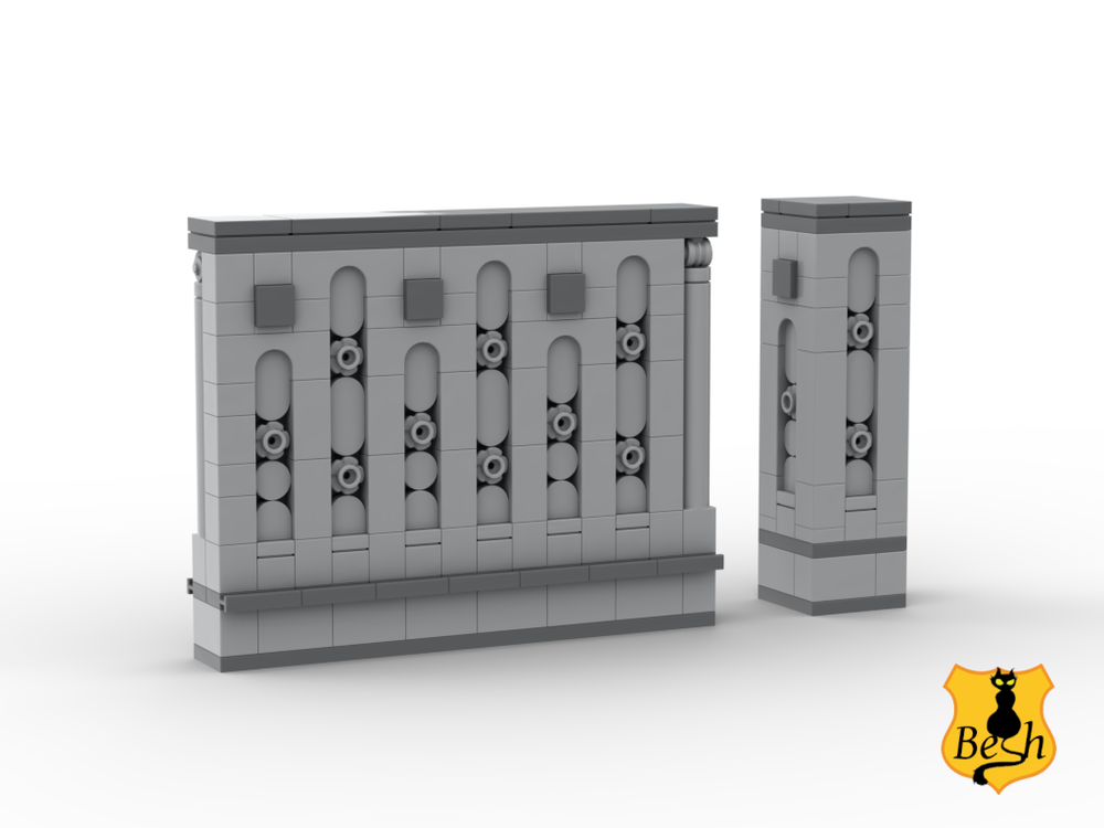 Lego Wall and column decor