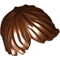 Hair Tousled with Side Part / Reddish Brown