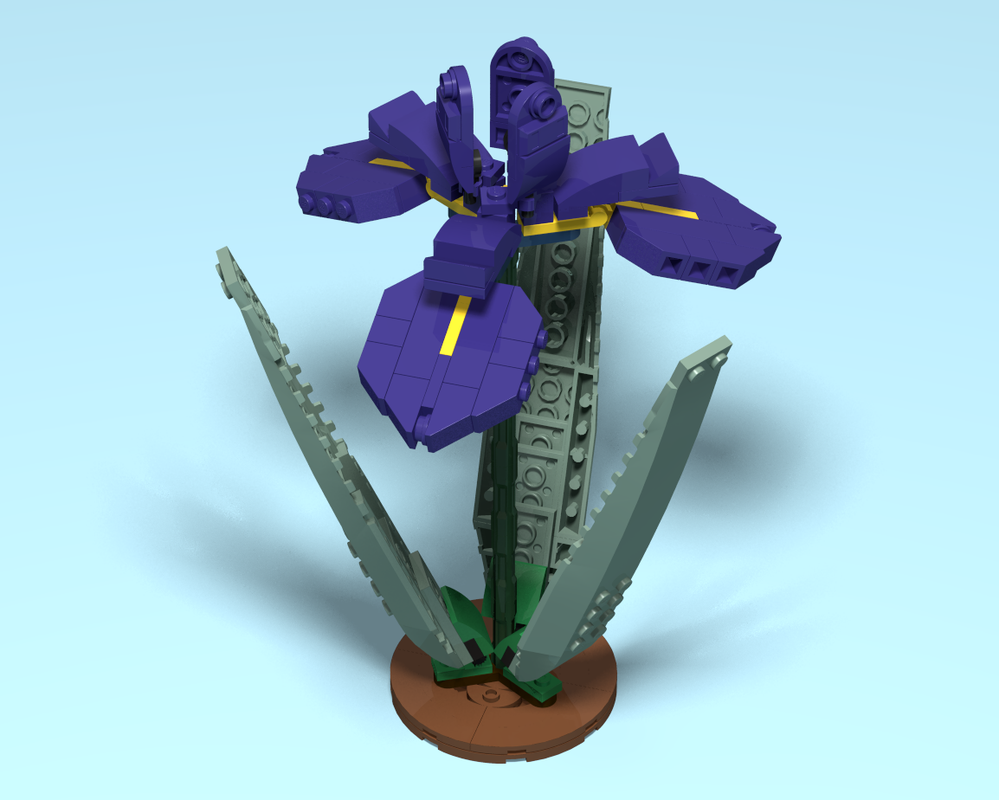 Lego Iris Flower