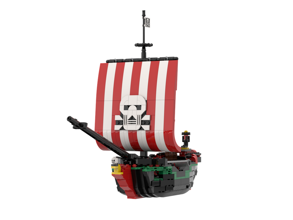 Lego 6250 - Cross Bone Clipper remake