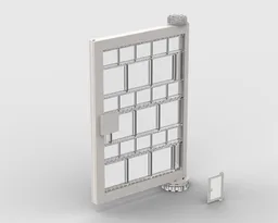 Upscaled 1x4x5 door