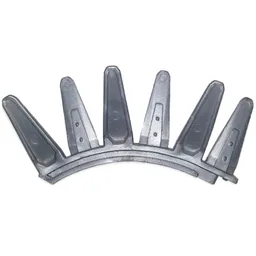 Large Figure Weapon, Back Blades, 6 Blades Alternately Angled (Rahkshi Panrahk) / Pearl Light Gray