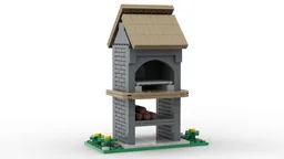 Garden fireplace