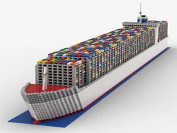 Container Ship V2, partially modular