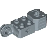 Technic Brick Special 2 x 2 with Axle Hole, Rotation Joint Ball Half [Vertical Side], Vertical Axle Hole End / Sand Blue