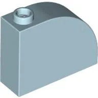 Brick Curved 1 x 3 x 2 / Light Blue