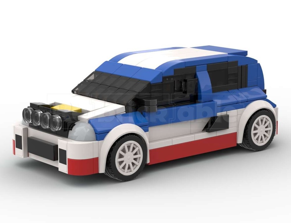 Lego Clio V6 Phase 1 Rally Car