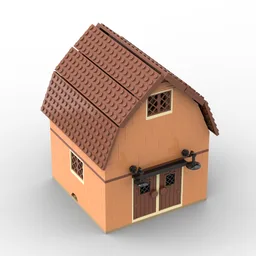 Small Barn - Brown Version