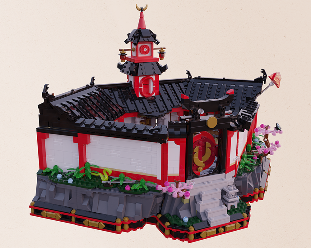 Lego Monastery of Spinjitzu Moc Updated