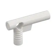 Equipment Hose Nozzle / Gun with Side String Hole Simplified / White