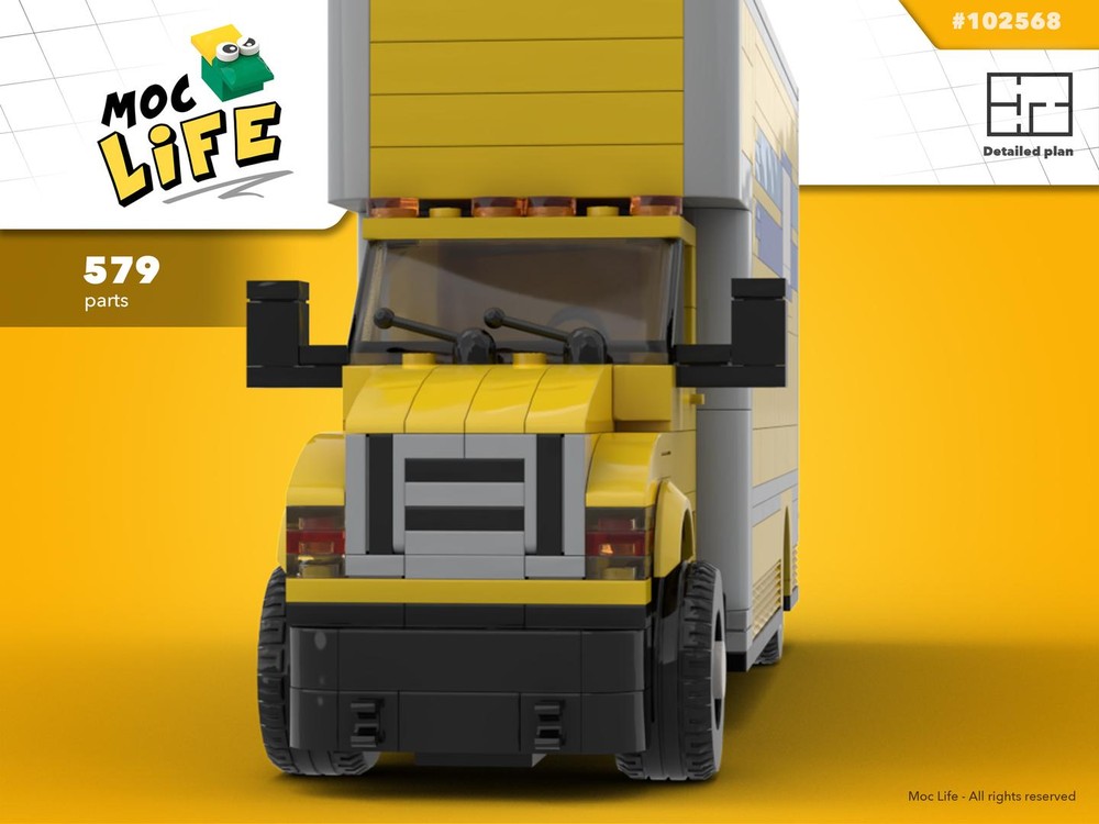 Lego Ford F-650 regular cab Penske rental