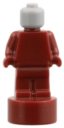 Minifigure, Utensil Statuette / Trophy with Molded Light Bluish Gray Head Pattern