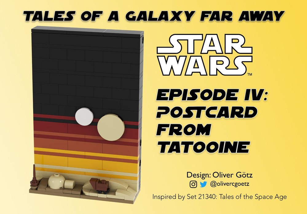Lego Postcard From Tatooine
