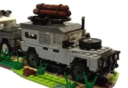 Land Rover Defender 110 - minifig scale