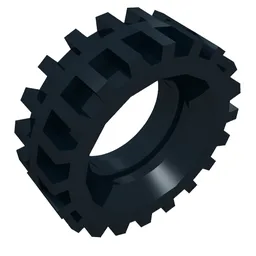 Tyre 30 x 10.5 Offset Tread [Centre Band] / Black
