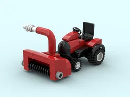 Snowblower Minifigure Scale