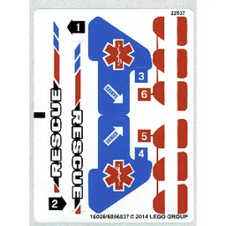 Sticker Sheet for Set 42020-1 / [No Color/Any Color]