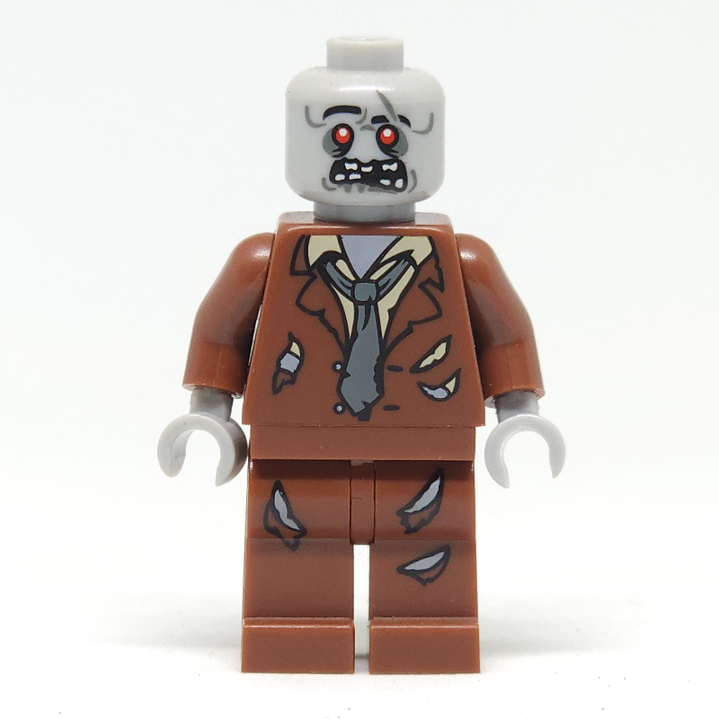 Lego Zombie in Reddish Brown Suit
