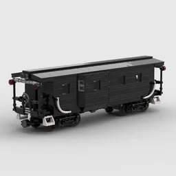 Bay Window Caboose - Black Livery