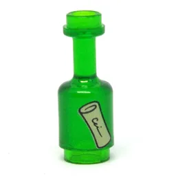 Equipment Bottle with Paper Roll (Message in a Bottle) Print