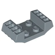 Plate Special 2 x 2 with Grills / Sand Blue