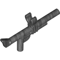 Lego Equipment Tranquilizer Gun with Top Clip / Pearl Titanium