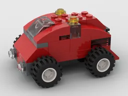 Red Garbage Truck (mini) - 10717-1