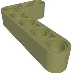 Technic Beam 3 x 5 L-Shape Thick / Olive Green