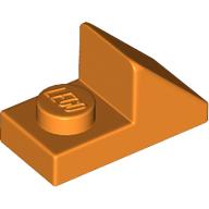Lego Brick Sloped 45° 2 x 1 with 2/3 Cutout [New Version] / Orange