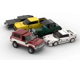 Built Tough Vehicle Pack #2 - Set of Five Vehicles
