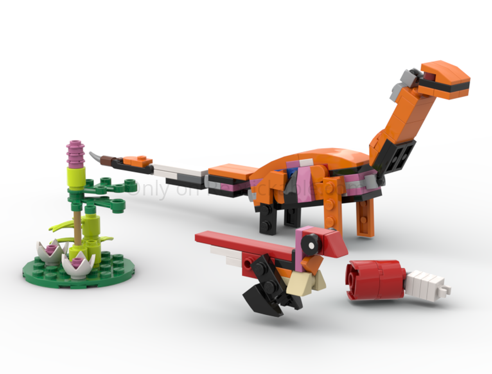 Lego 31129 the_Immortal T-rex side build