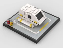 Star Trek: TNG Transport Shuttlepod and Display Base
