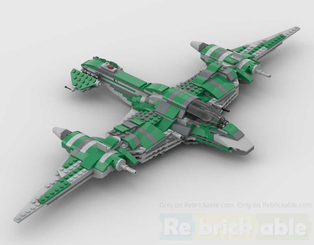 Lego Arakyd S-1 Krayt-class starfighter.