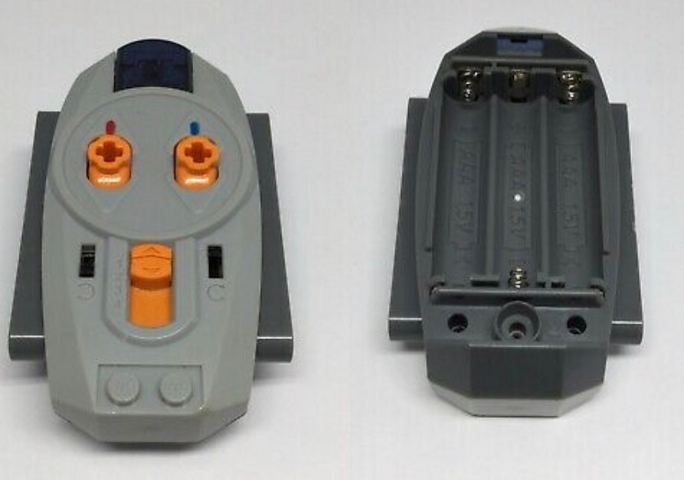 Lego Electric Power Functions IR Remote Control Unit with Dark Bluish Gray Base without Battery Compartment Cover