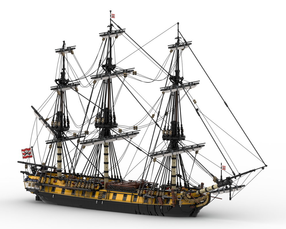 Lego HMS Euryalus Frigate