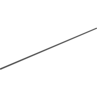 Lego Hose, Pneumatic 4mm D. 54L / 43.2cm / Black