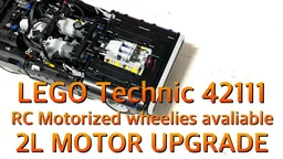LEGO Technic 42111 RC Motorized wheelies avaliable 2L Motor UPGRADE
