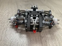 Differential-locked front Axle