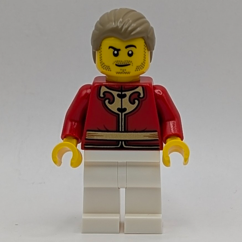 Lego Dragon Operator, White Legs, Dark Tan Hair