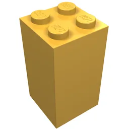 Brick 2 x 2 x 3 / Bright Light Orange
