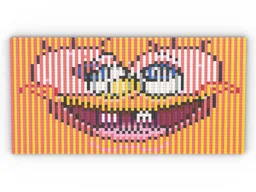Spongebob and Patrick two-sided picture (Lenticular)
