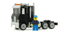 Old semi truck