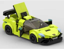 Lamborghini Huracan Lime version modified