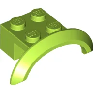 Wheel Arch, Mudguard 4 x 2 1/2 x 1 / Lime