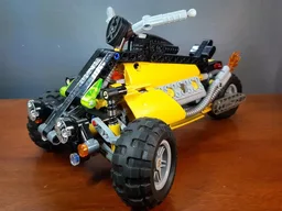 Three wheels v10 engine