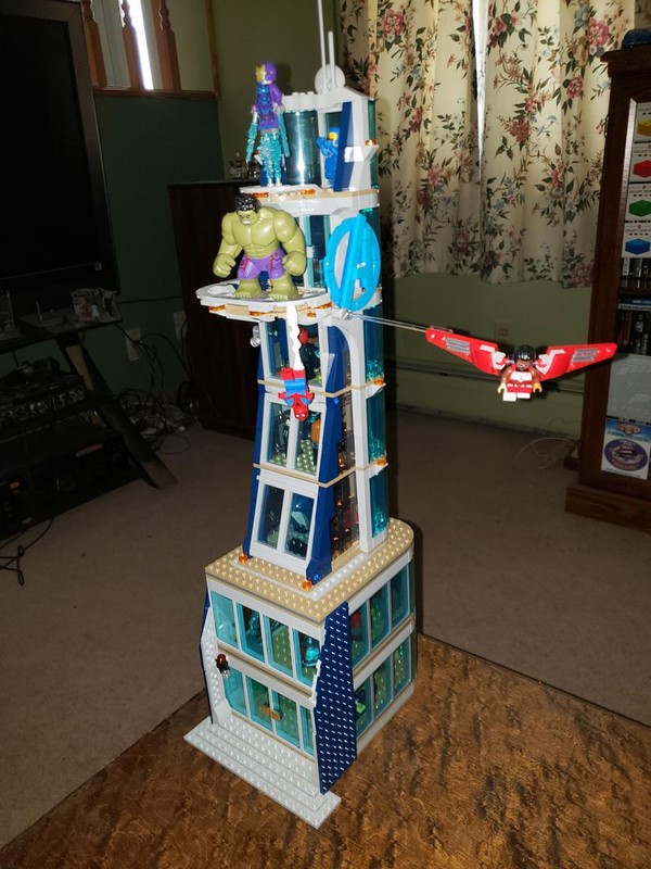 Lego Embiggened Avengers Tower