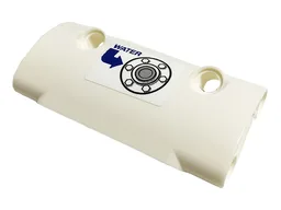 Technic, Panel Curved 7 x 3 with 2 Pin Holes through Panel Surface with Tank Filler Cap, Blue 'WATER' and Arrow Pattern (Sticker) - Set 42112
