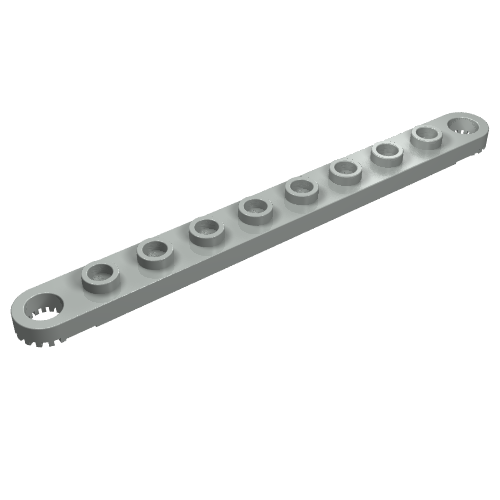 Lego Technic Plate 1 x 10 with Toothed Ends